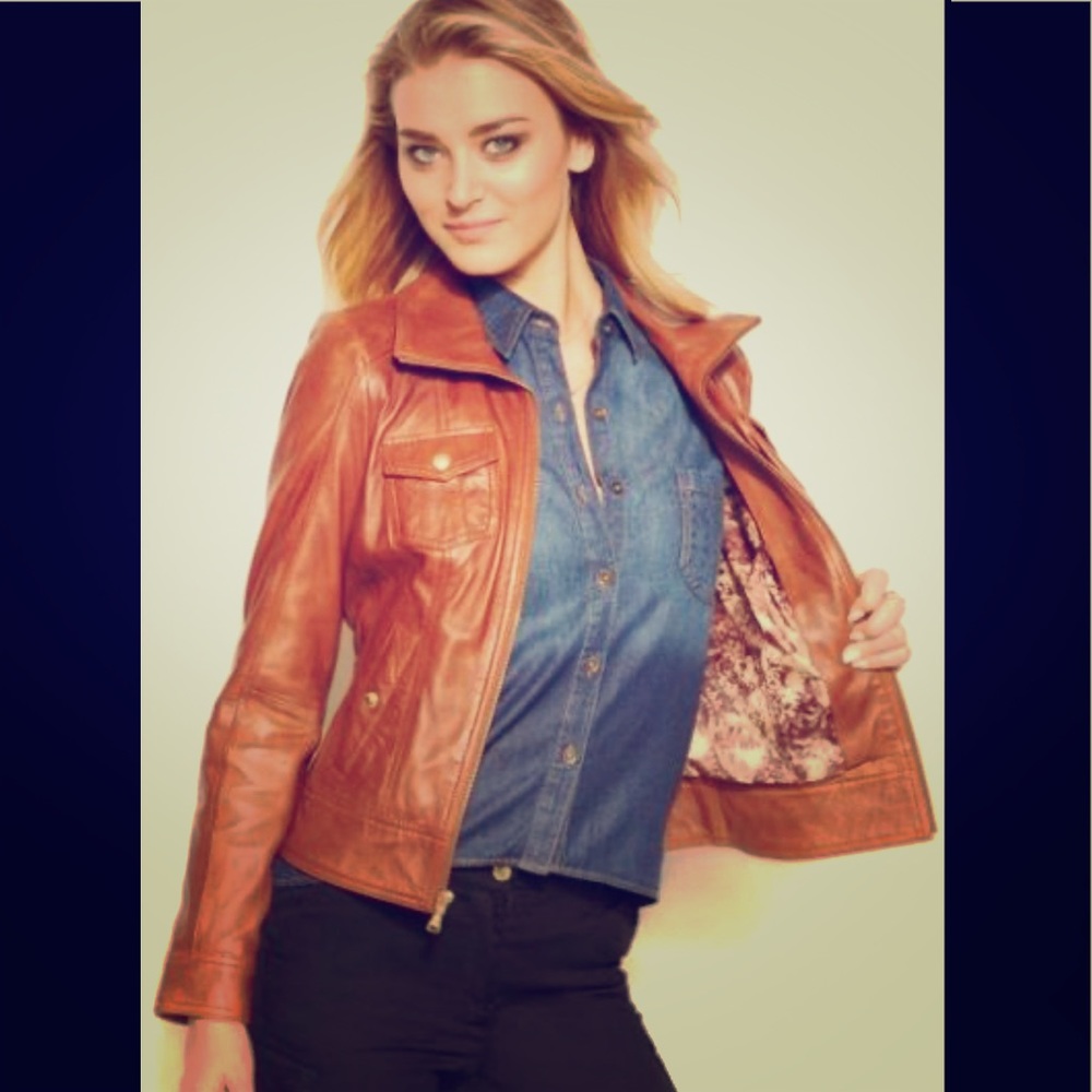 Guess leather jacket